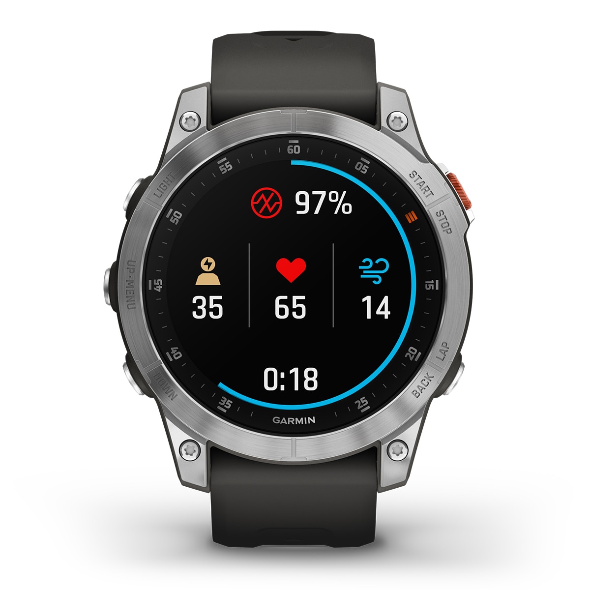 Garmin Epix Gris Plata Smartwatch Gris Plata-4