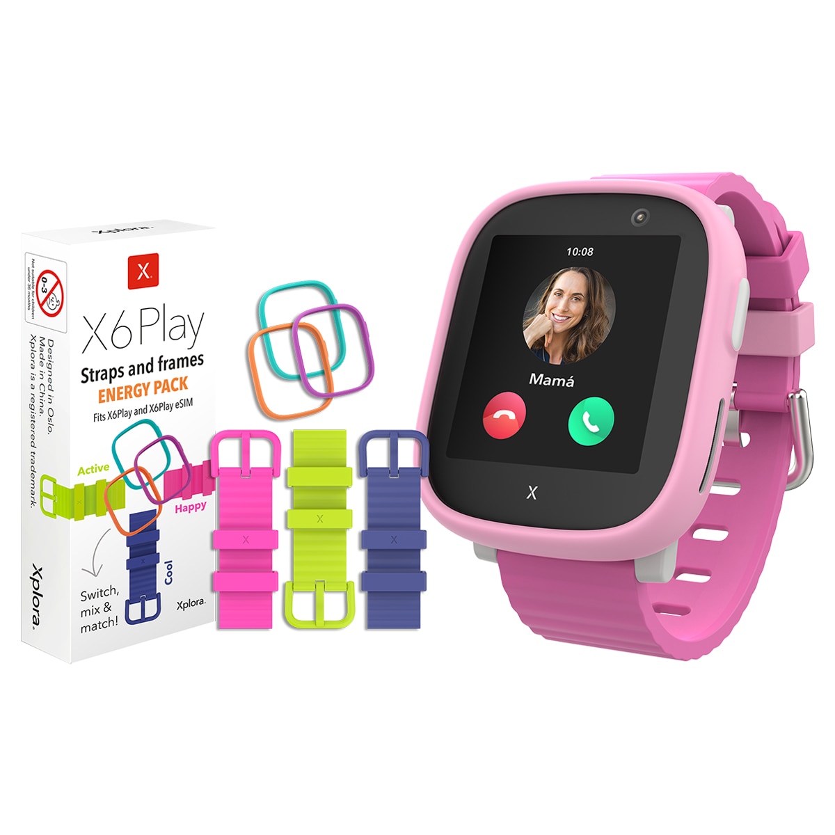 Xplora X6 Play Edición Energy Pack rosa Smartwatch para niños Rosa-2