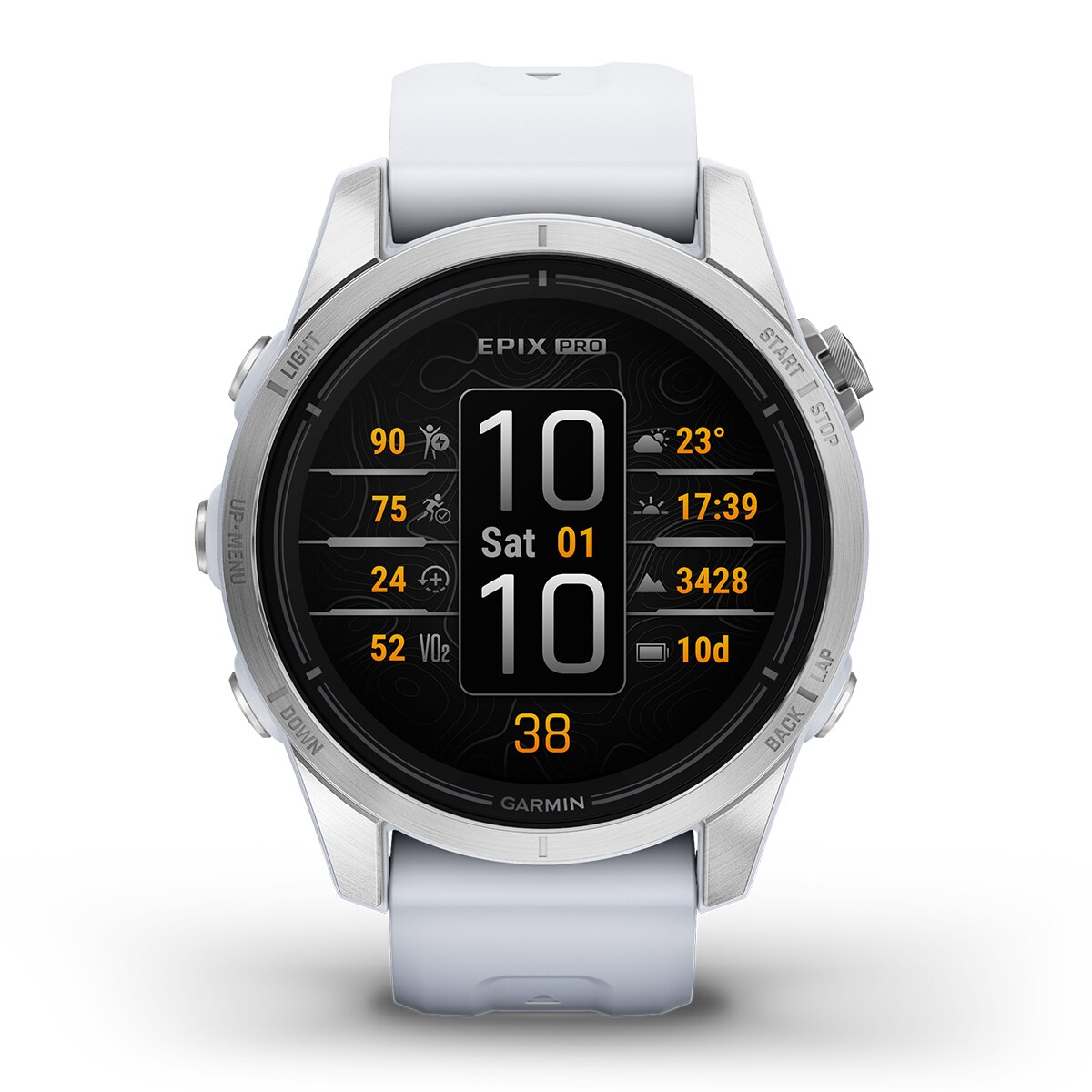 Garmin Epix Pro (Gen 2) 42 mm Smartwatch - Plata Plata-5