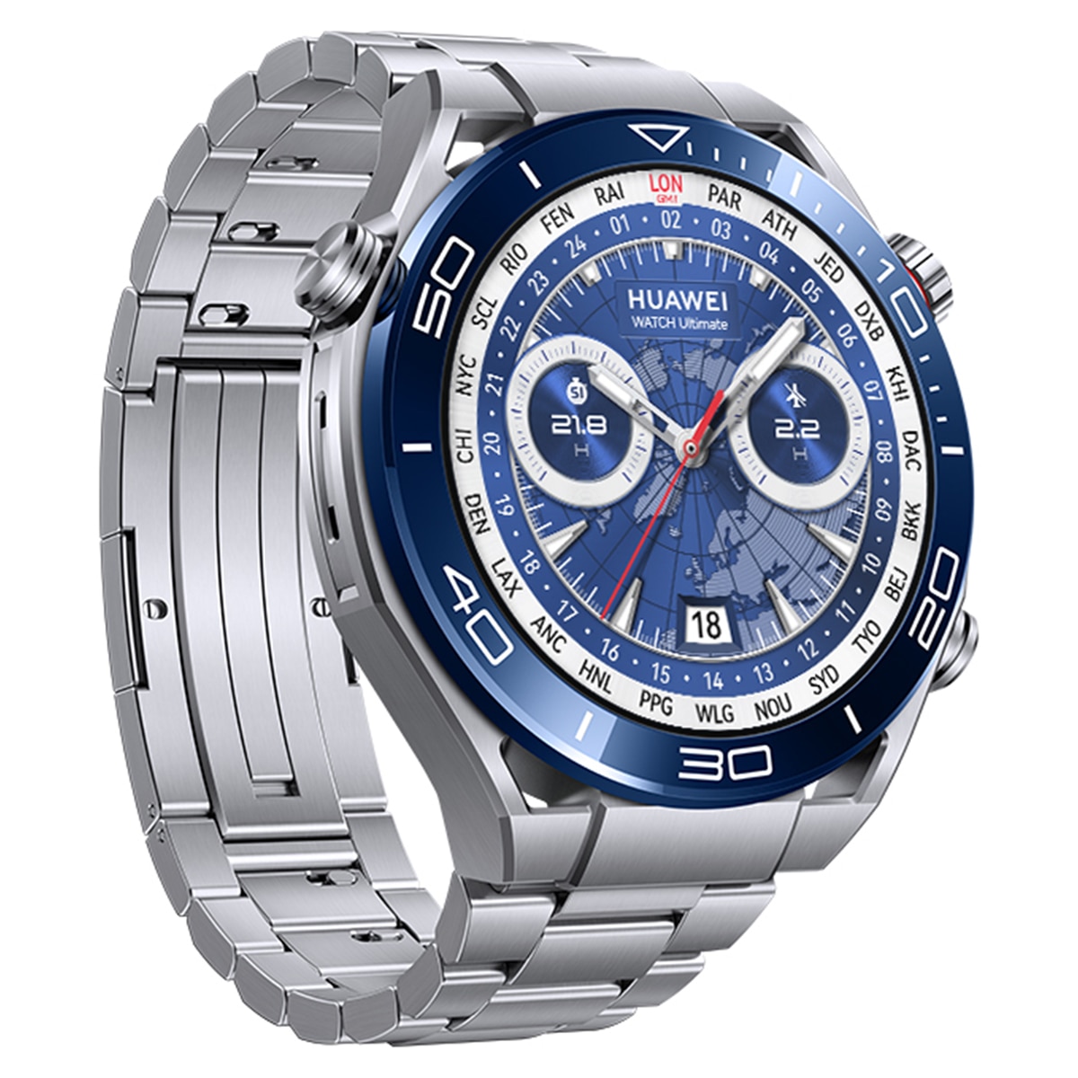 Huawei - Huawei Watch Ultimate Voyage azul Smartwatch.