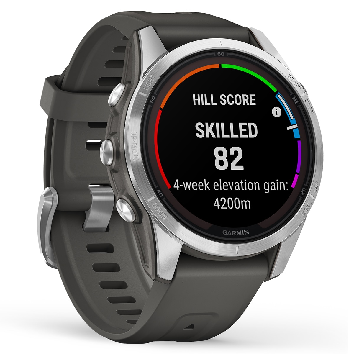 Garmin Fenix 7S Pro Solar 42 mm Plata Smartwatch Plata / Gris-1