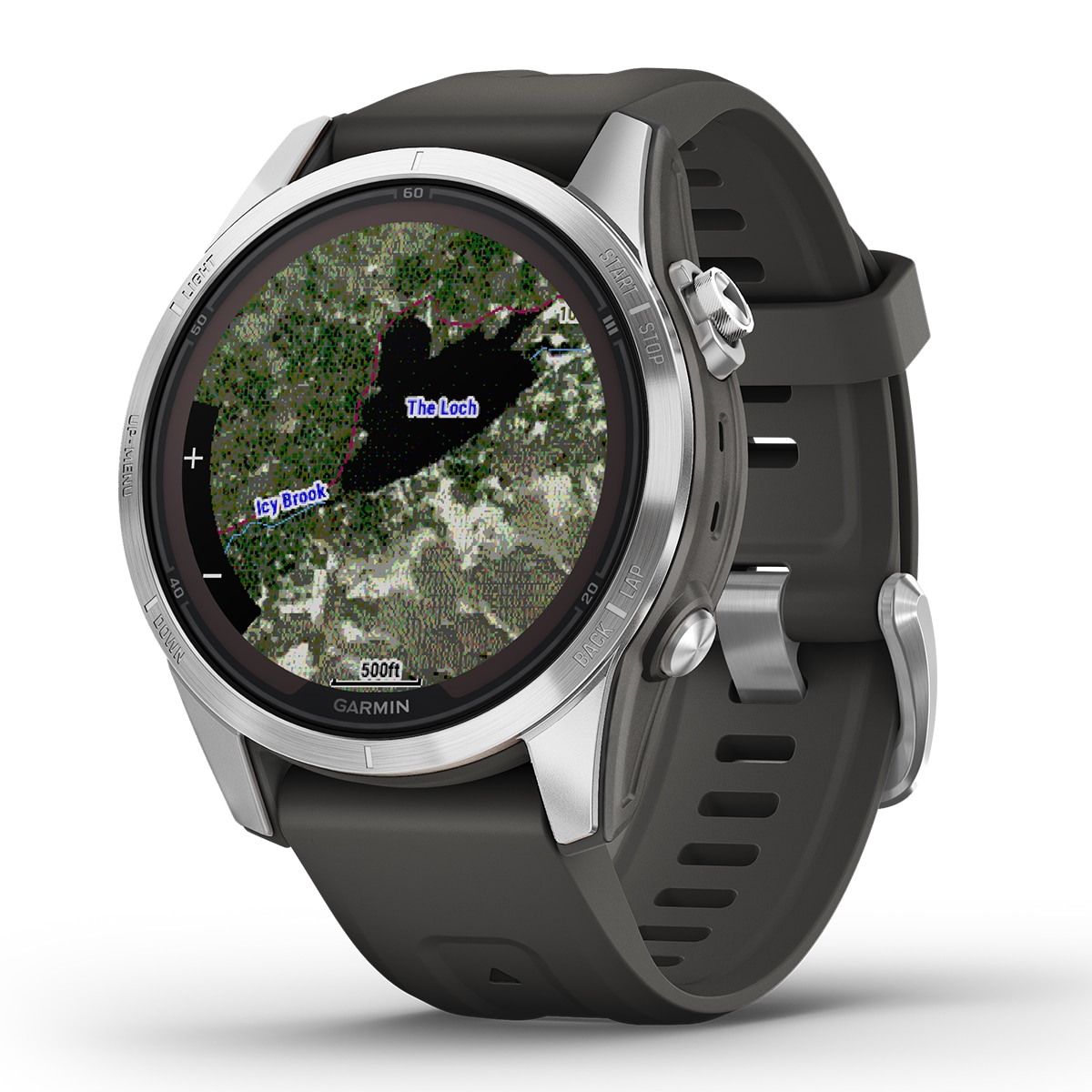 Garmin Fenix 7S Pro Solar 42 mm Plata Smartwatch Plata / Gris-3