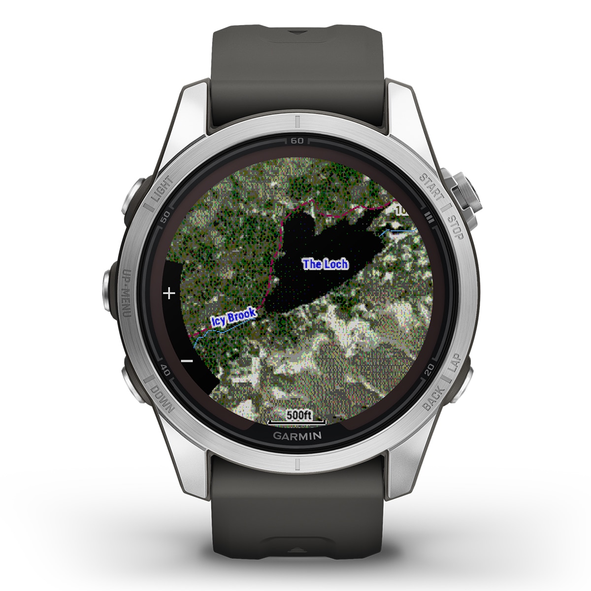 Garmin Fenix 7S Pro Solar 42 mm Plata Smartwatch Plata / Gris-5