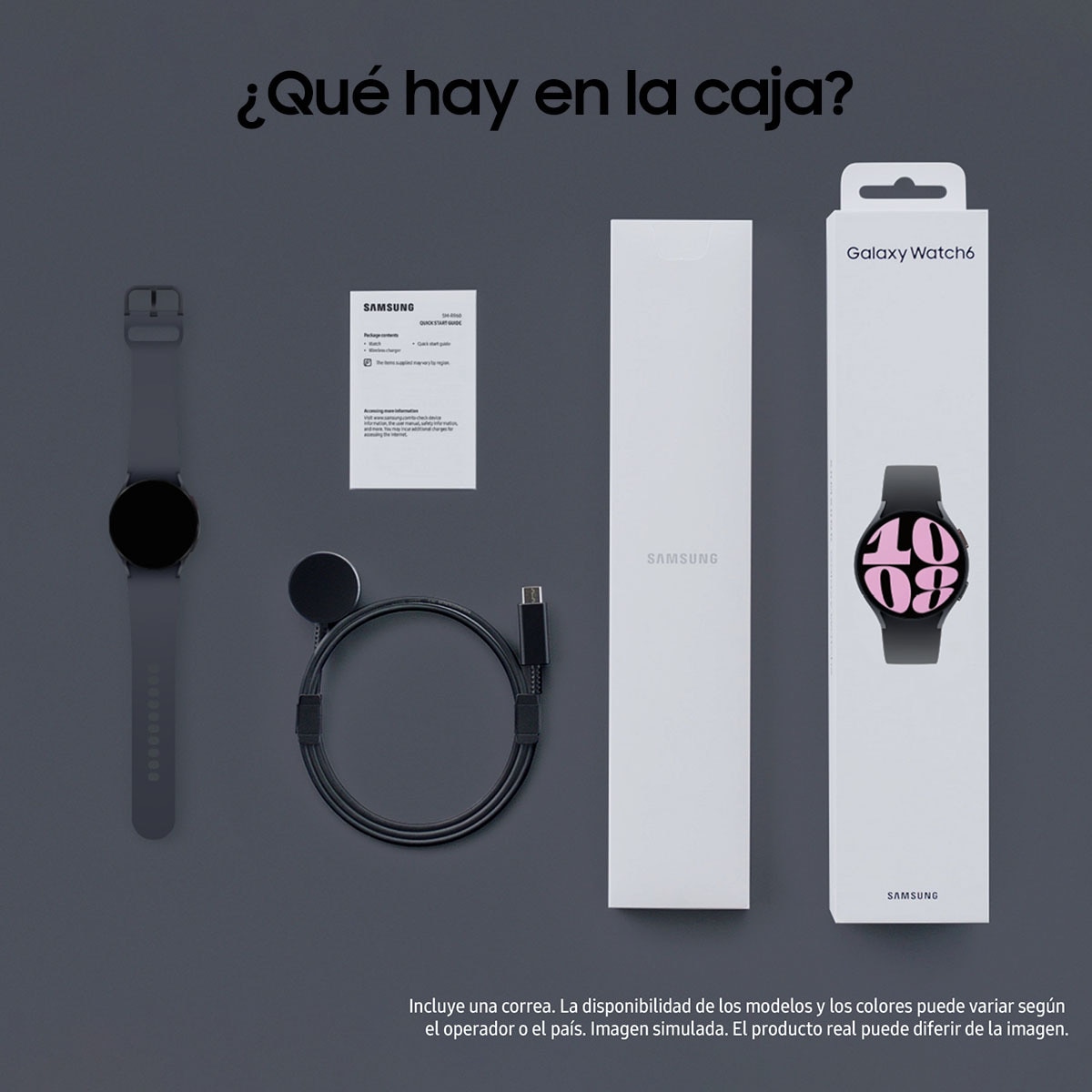 Samsung Galaxy Watch6 40mm Grafito Bluetooth Smartwatch Grafito-5