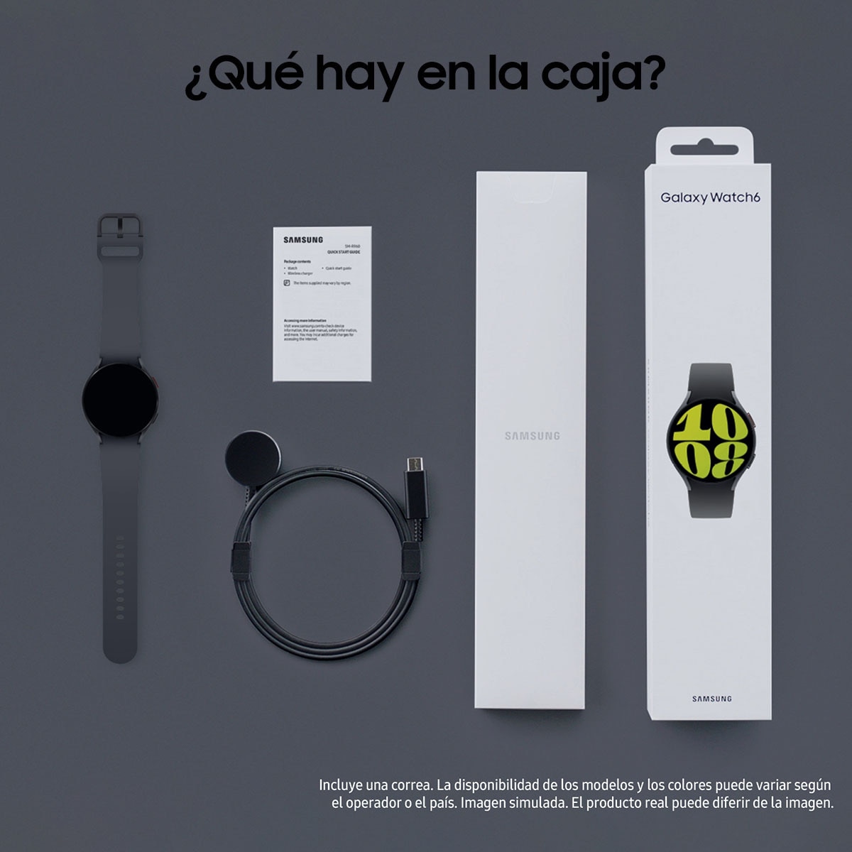 Samsung Galaxy Watch6 44mm Grafito Bluetooth Smartwatch Grafito-5