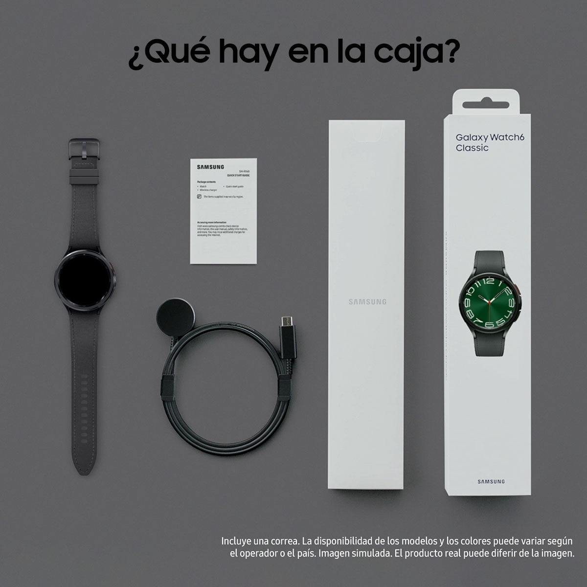 Samsung Galaxy Watch6 Classic 47mm Negro LTE Smartwatch Negro-5