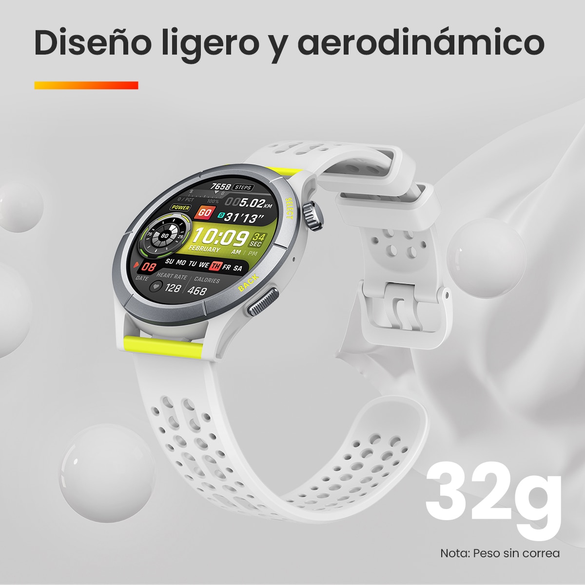 Amazfit Cheetah Round Speedster Grey Smartwatch Gris-13