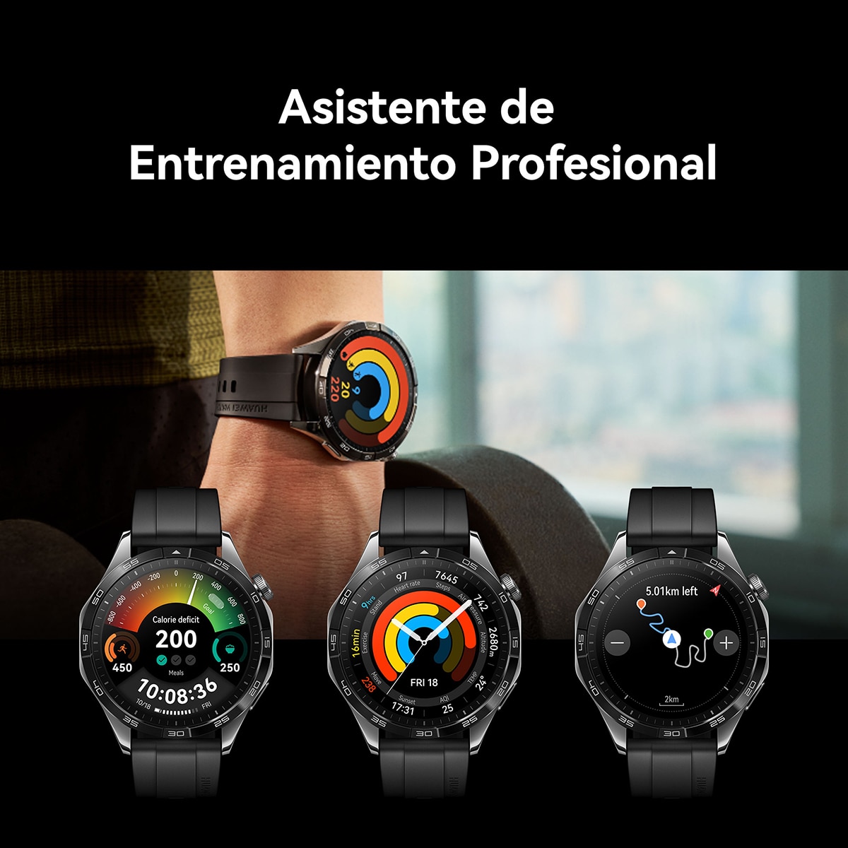 Huawei Watch GT4 41mm Classic Smartwatch - Oro Oro-5