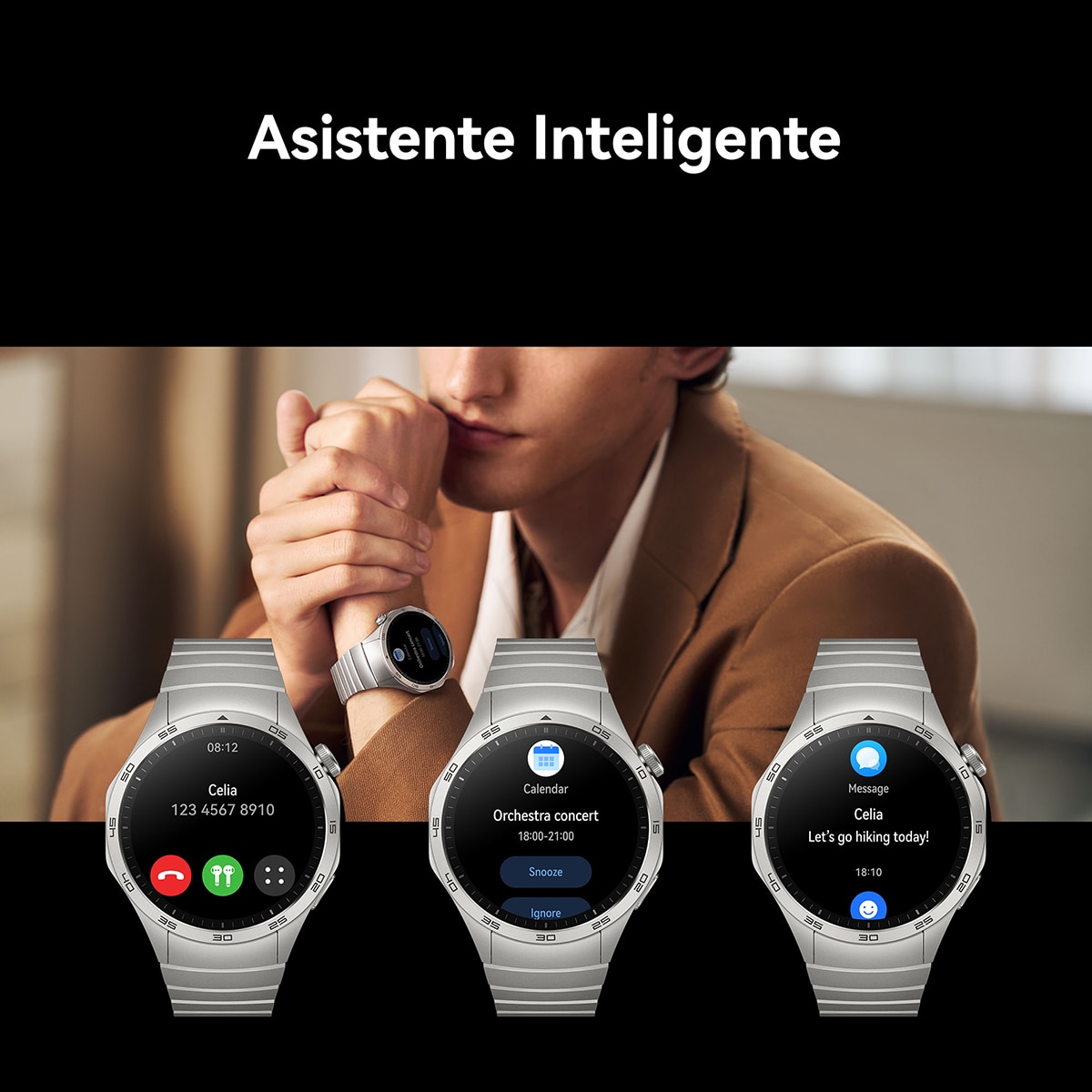 Huawei Watch GT4 41mm Classic Smartwatch - Oro Oro-7