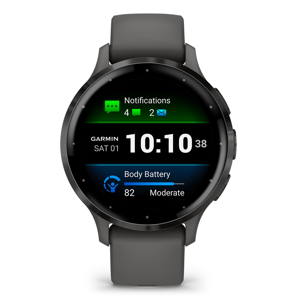 Garmin Venu 3S gris oscuro (41mm) Smartwatch Gris oscuro-2
