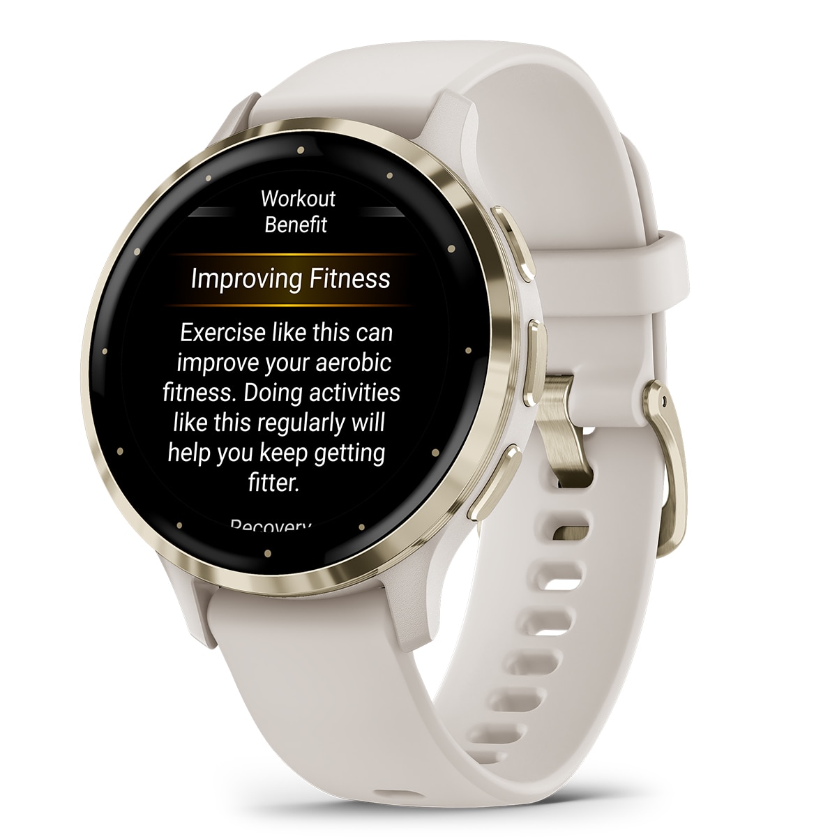 Garmin Venu 3S beige (41mm) Smartwatch Beige-3