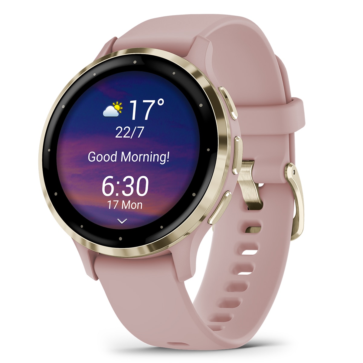 Garmin Venu 3S rosa (41mm) Smartwatch Rosa-3