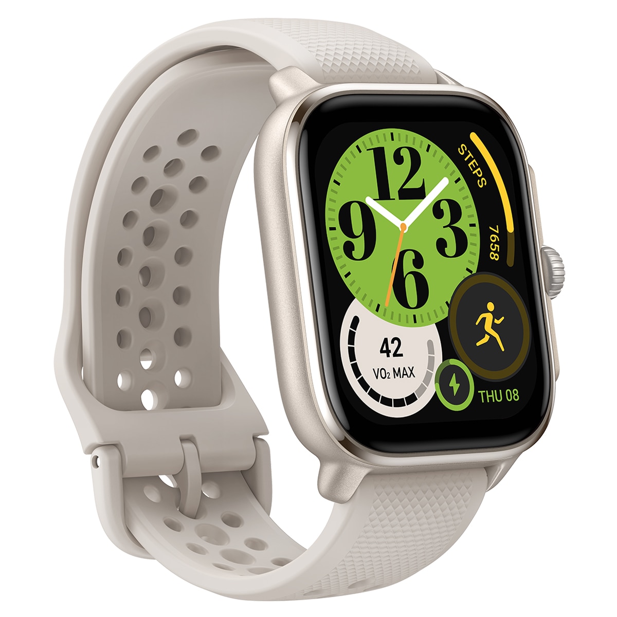 Amazfit Cheetah Square Smartwatch Gris cálido-1