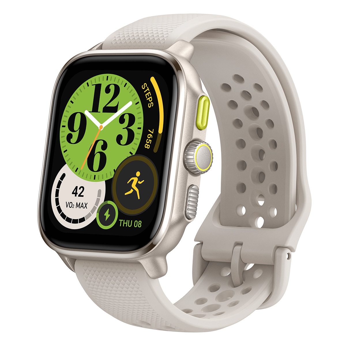 Amazfit Cheetah Square Smartwatch Gris cálido-4