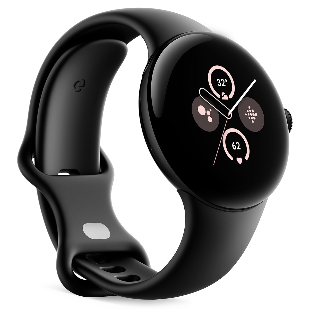Google Pixel Watch 2 caja de aluminio color negro mate y correa deportiva color obsidiana WiFi, Bluetooth Smartwatch Obsidiana-1