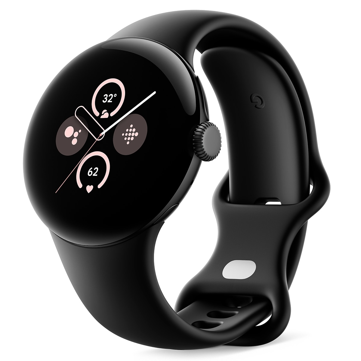 Google Pixel Watch 2 caja de aluminio color negro mate y correa deportiva color obsidiana WiFi, Bluetooth Smartwatch Obsidiana-3