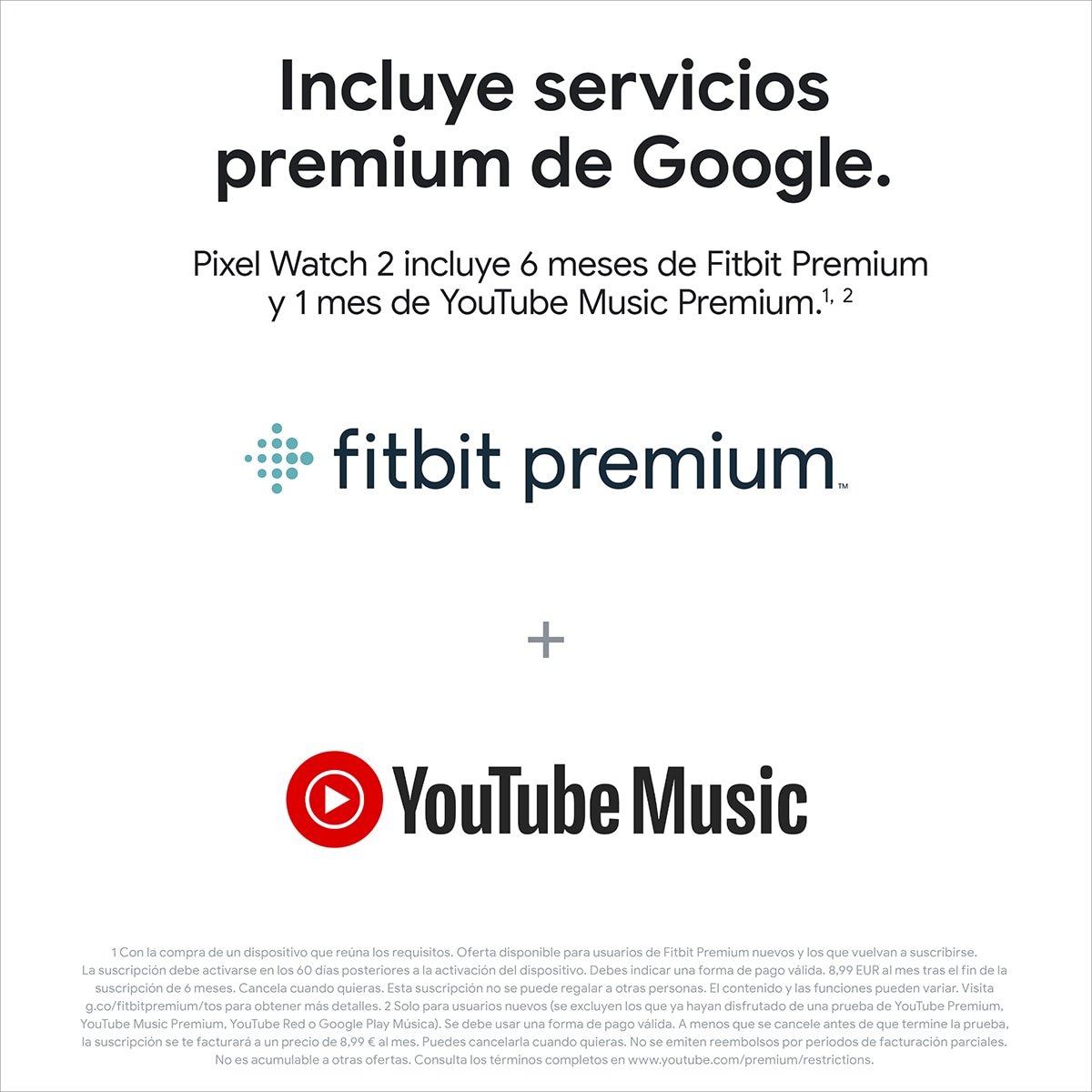 Google Pixel Watch 2 caja de aluminio color negro mate y correa deportiva color obsidiana WiFi, Bluetooth Smartwatch Obsidiana-15