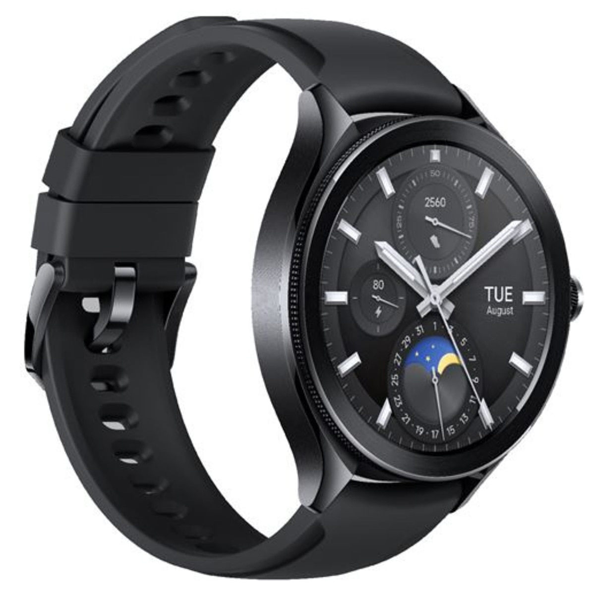 Xiaomi Watch 2 Pro 4G LTE Negro con correa de fluorocaucho negra Smartwatch Negro-1