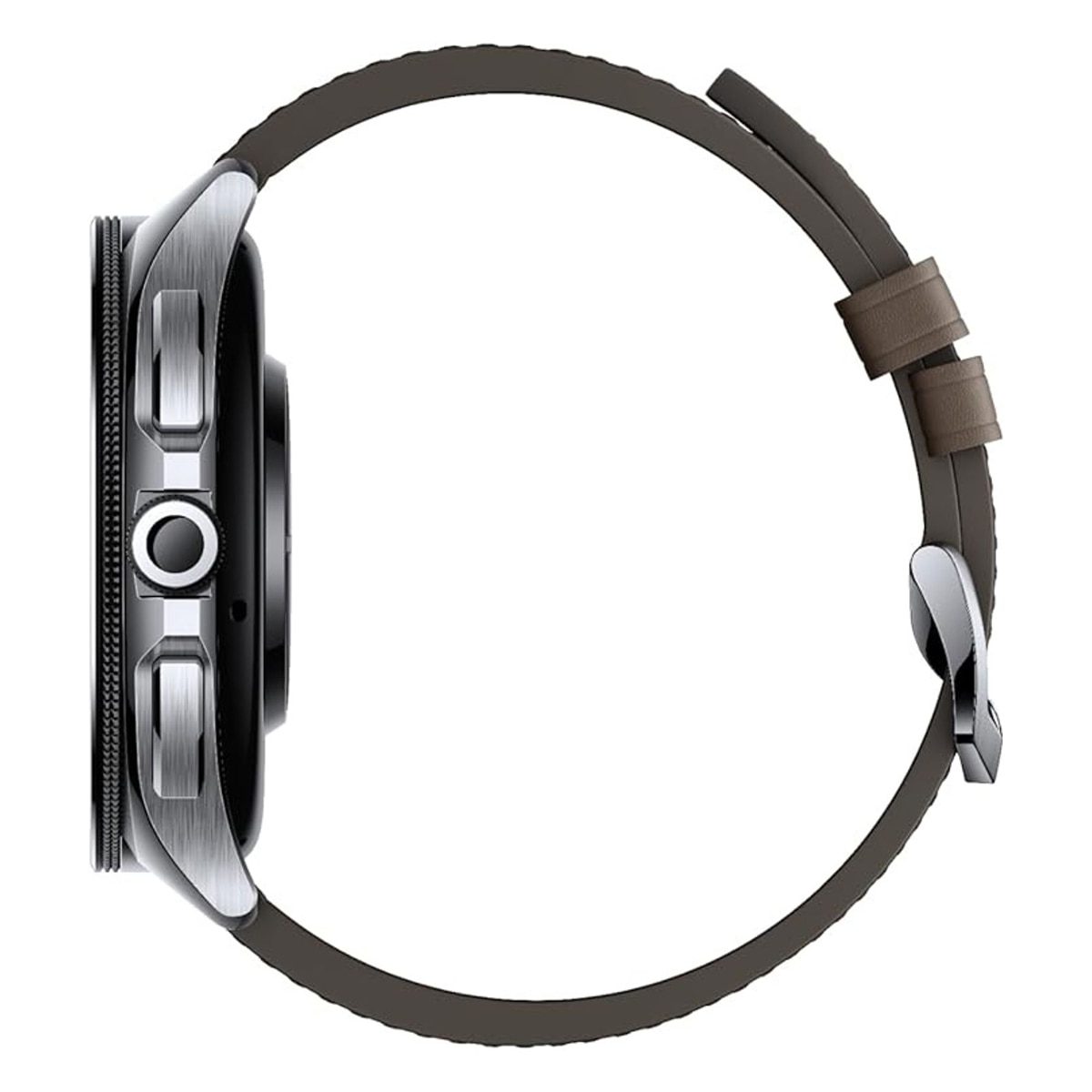 Xiaomi Watch 2 Pro 4G LTE Plata con correa de piel marrón Smartwatch Plata-3