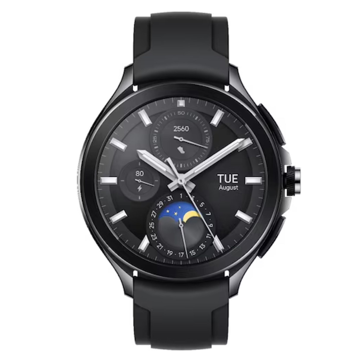 Xiaomi Watch 2 Pro Bluetooth Negro con correa de fluorocaucho negra Smartwatch Negro-2