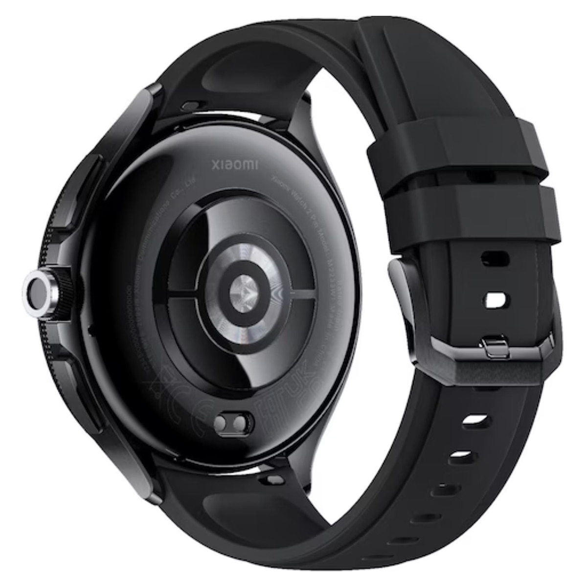 Xiaomi Watch 2 Pro Bluetooth Negro con correa de fluorocaucho negra Smartwatch Negro-3