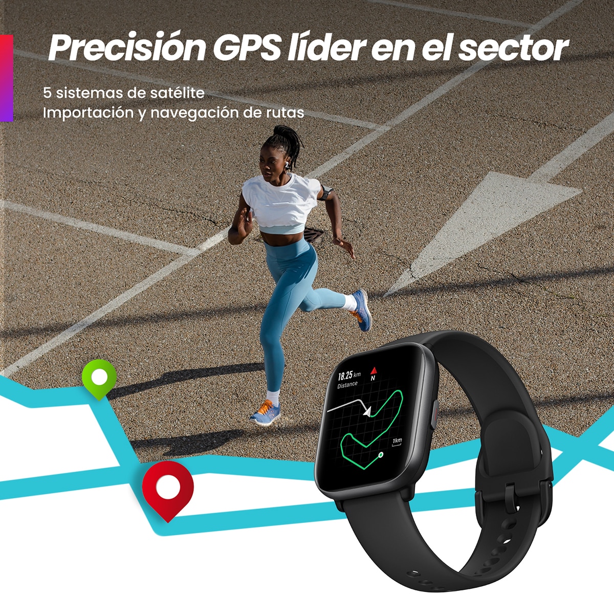 Amazfit Active Midnight Black Smartwatch Medianoche-10
