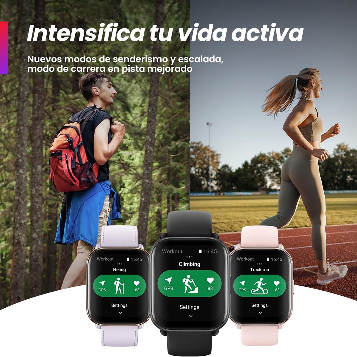 Amazfit Active Midnight Black Smartwatch Medianoche-11