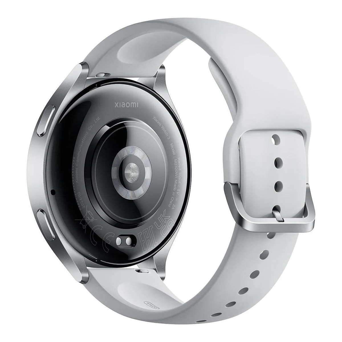 Xiaomi Watch 2 Caja plata y correa gris claro Smartwatch Plata-3