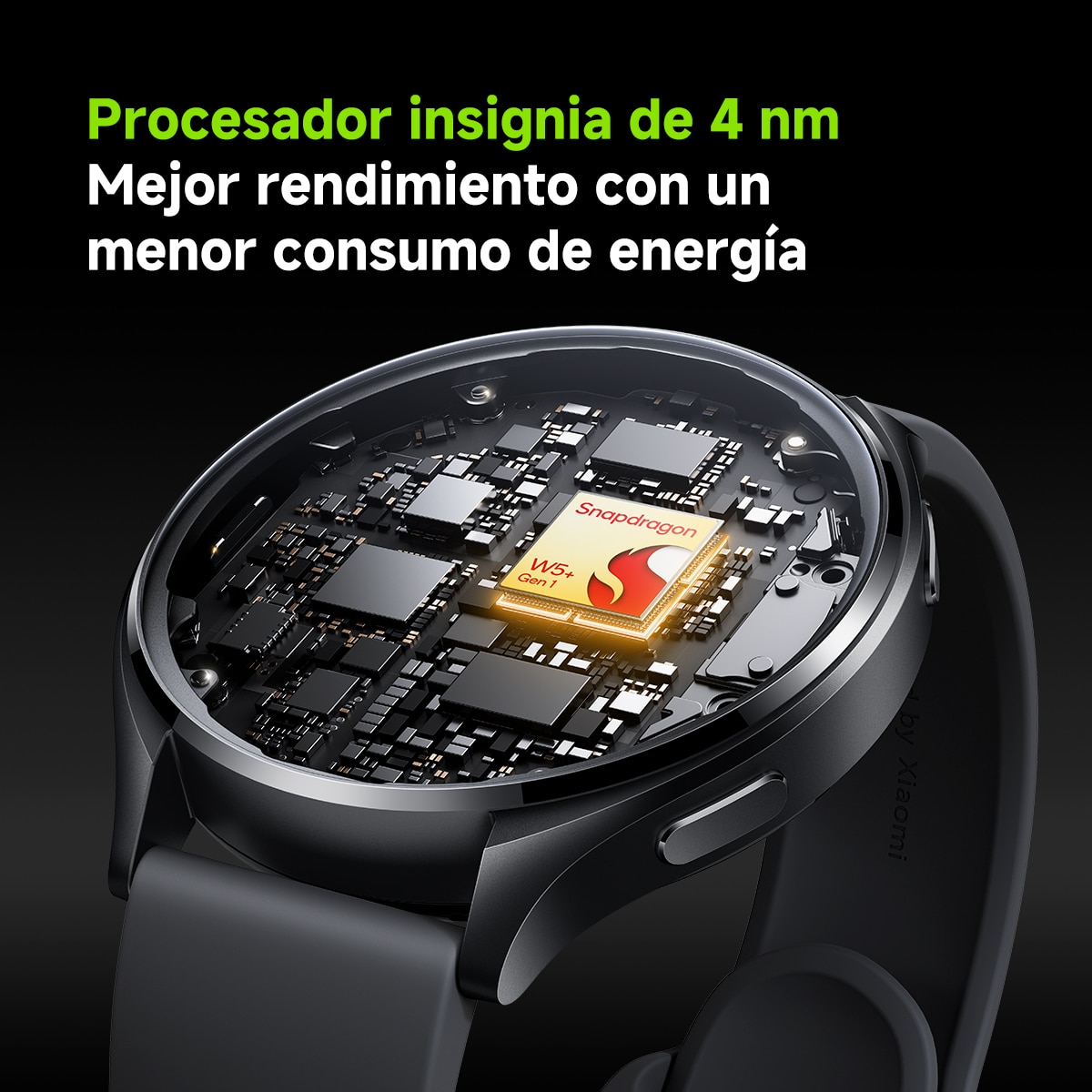 Xiaomi Watch 2 Caja negra y correa negra Smartwatch Negro-8