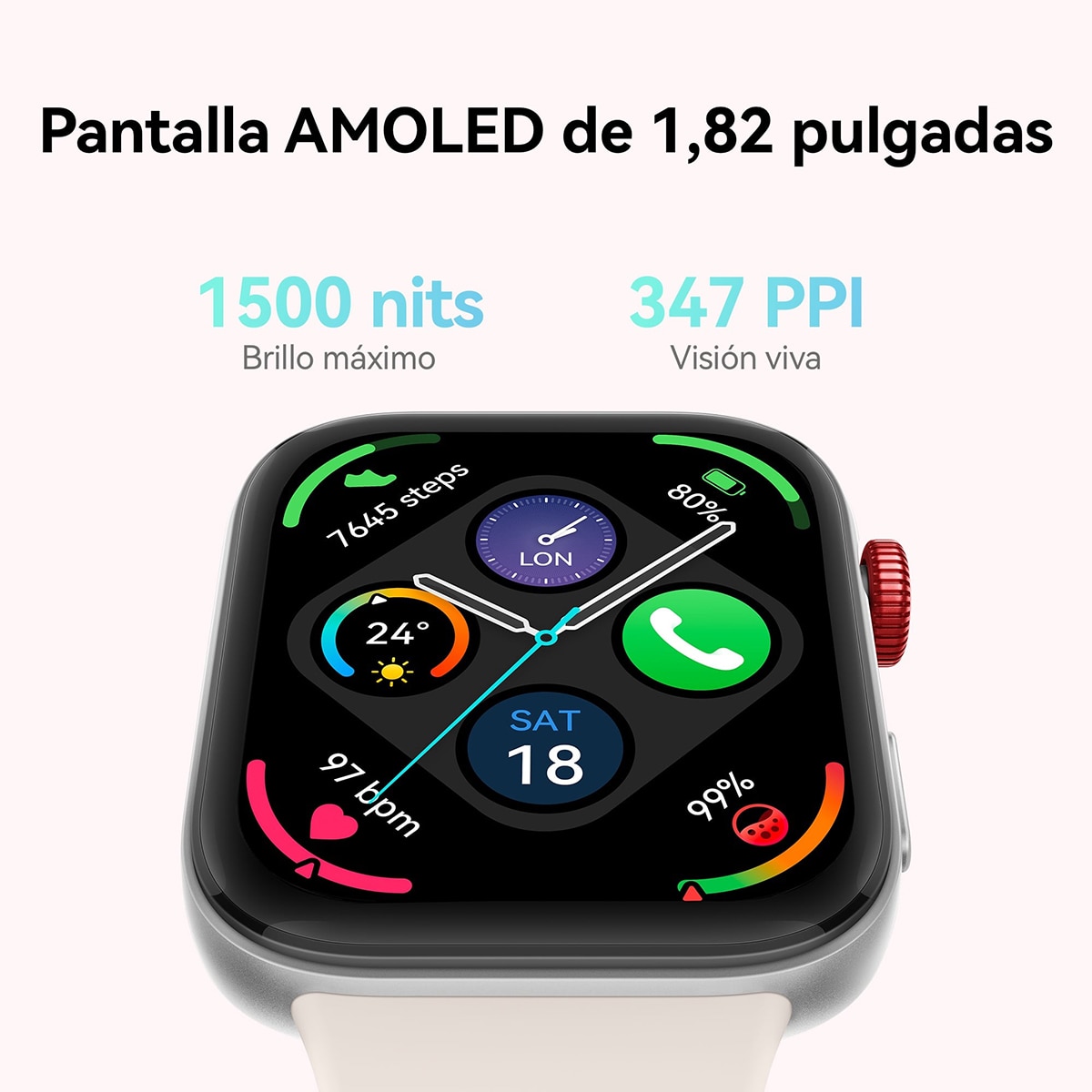 Huawei Fit 3 Rosa Smartwatch Rosa-4