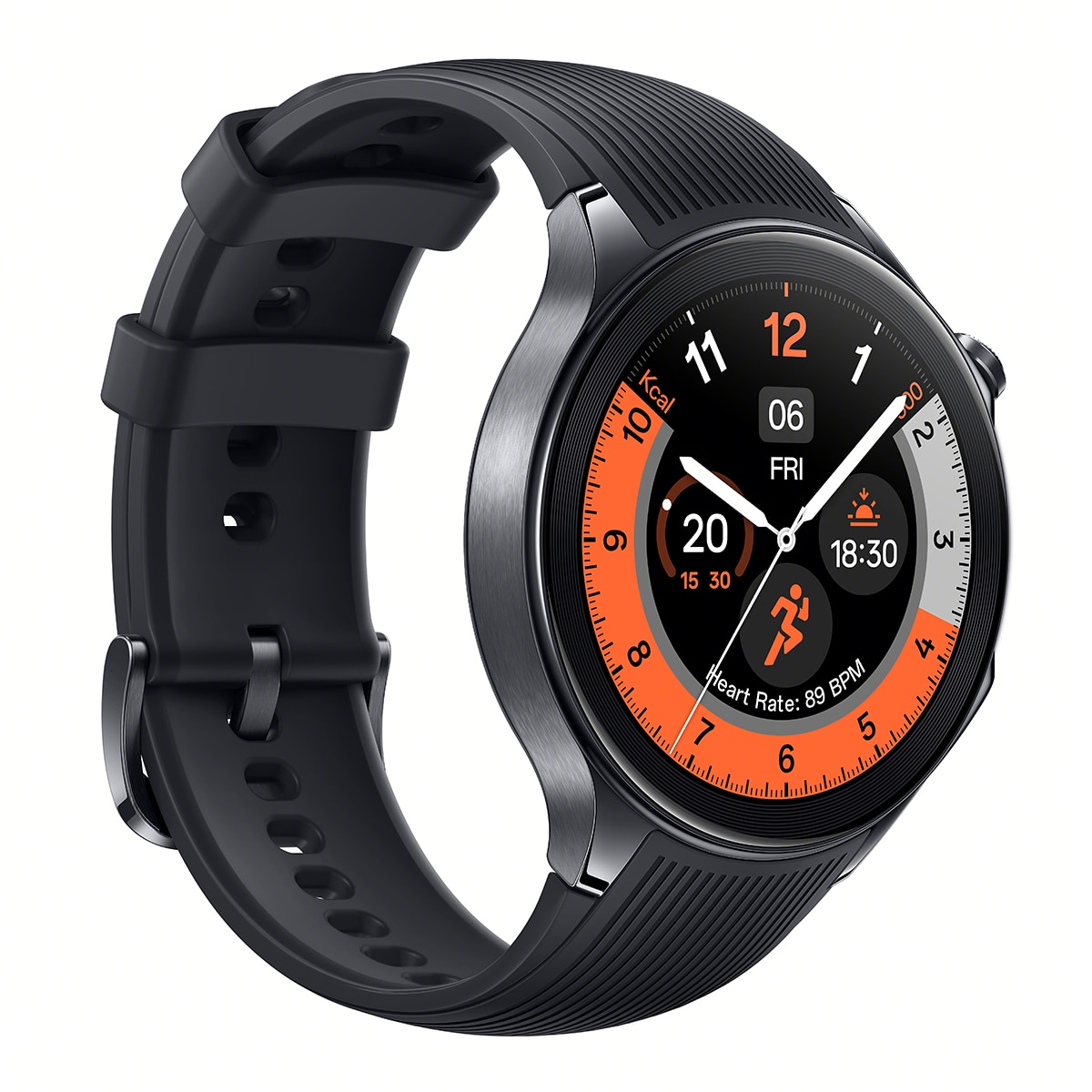 Imagem 0 de SmartWatch Oppo Watch X com Caixa em Aço Inoxidável e Bracelete de Borracha