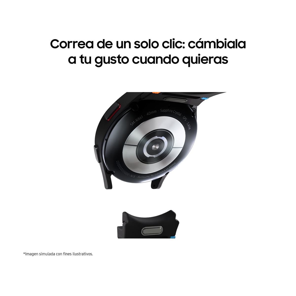 Samsung Galaxy Watch FE Plata Bluetooth Smartwatch Plata Plata-4