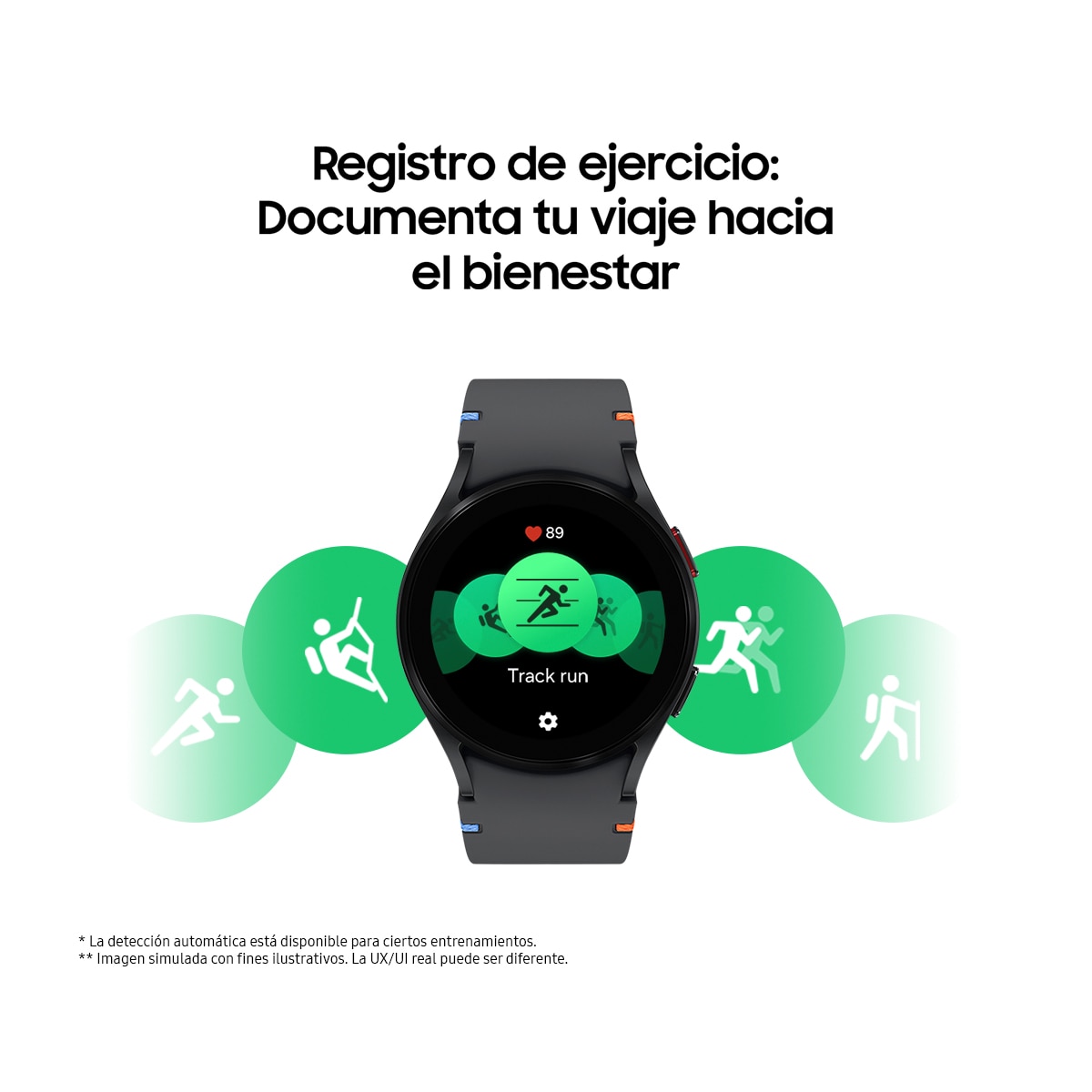 Samsung Galaxy Watch FE Plata Bluetooth Smartwatch Plata Plata-5