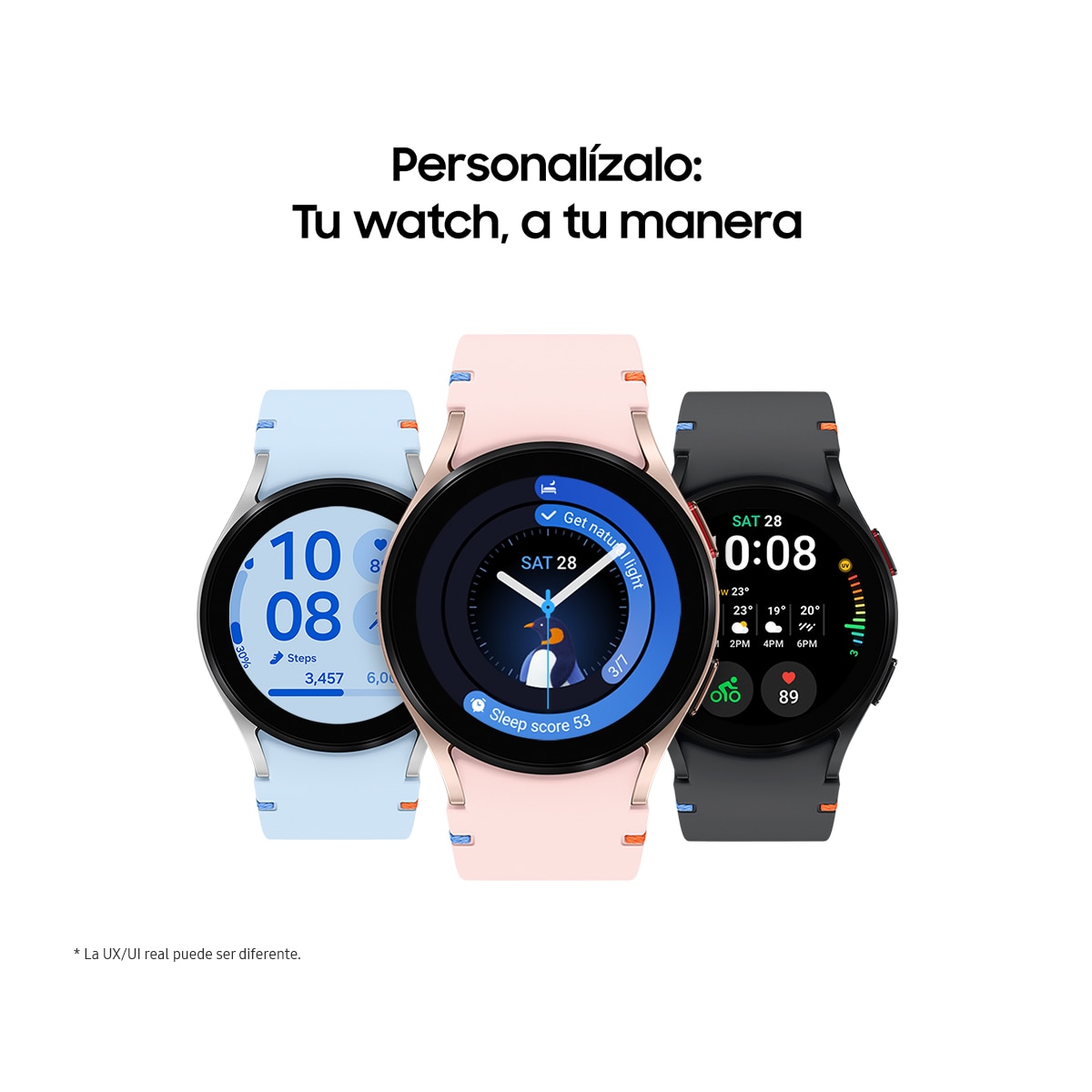 Samsung Galaxy Watch FE Plata Bluetooth Smartwatch Plata Plata-8