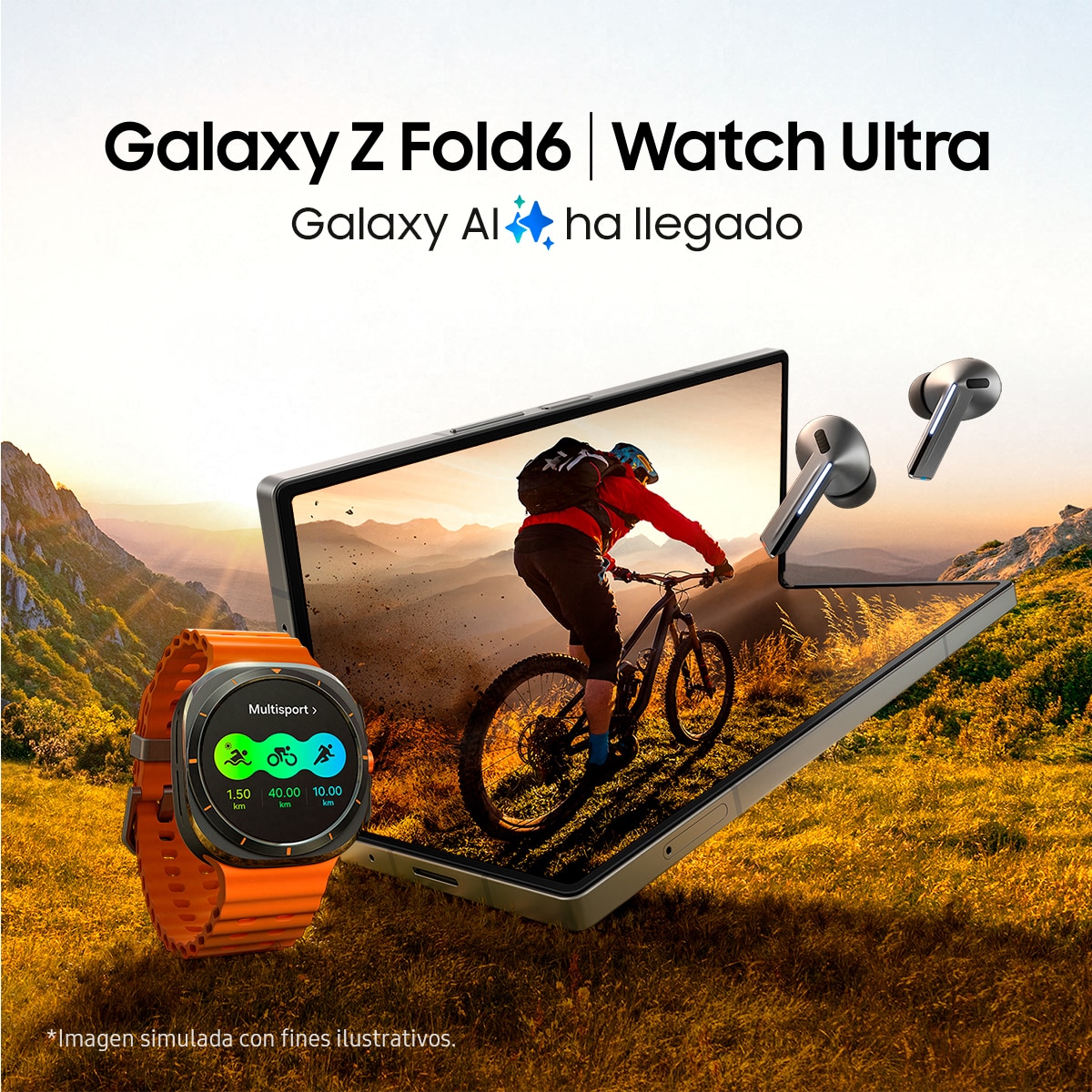 Samsung Galaxy Watch Ultra con caja Titanio y correa gris oscuro LTE Smartwatch Titanio-16