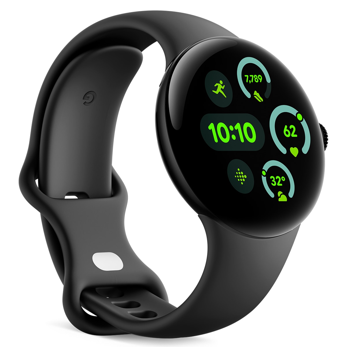 Imagen 0 de Google Pixel Watch 3 41mm, Caja de aluminio color negro mate y correa deportiva color obsidiana, Wi-Fi Smartwatch