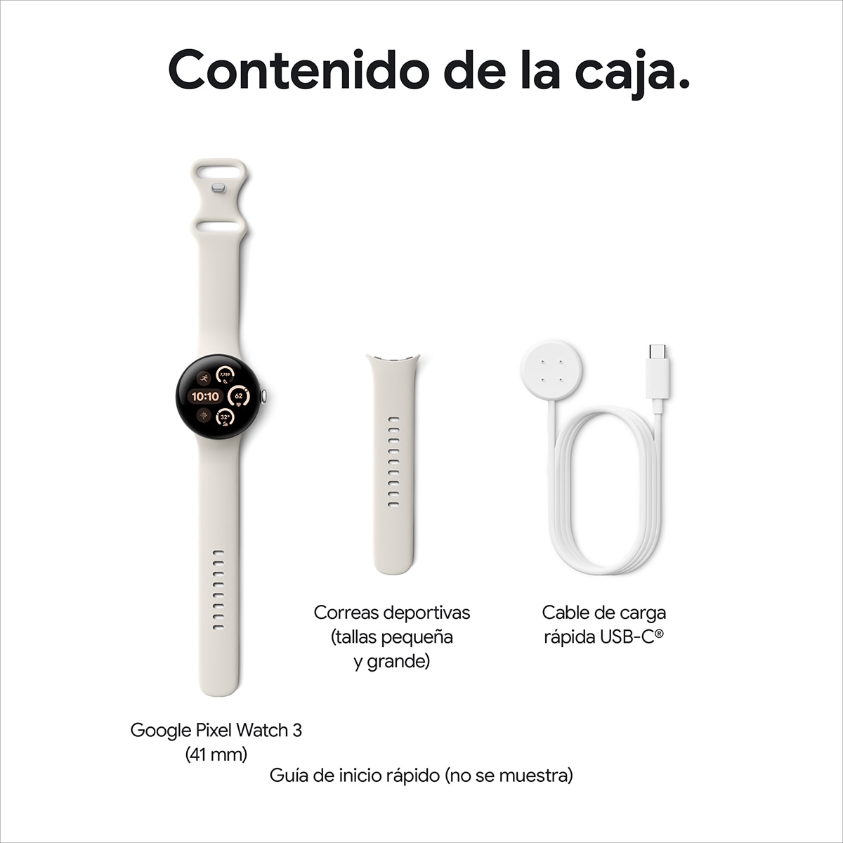 Google Pixel Watch 3 41mm, Caja de aluminio color negro mate y correa deportiva color obsidiana, Wi-Fi Smartwatch Negro-14