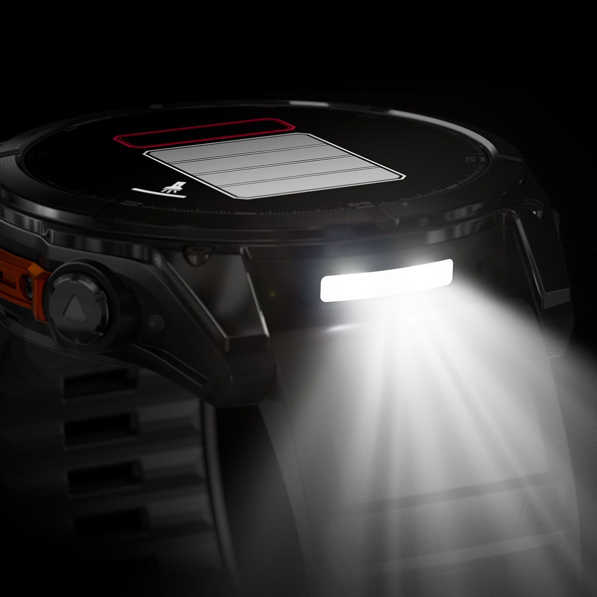 Garmin Fenix E Acero Plata con correa de silicona negra Smartwatch Plata-14