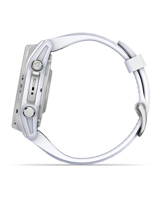 Garmin Fenix 8 43 mm Acero Blanco con correa de Silicona Blanca Blanco-9