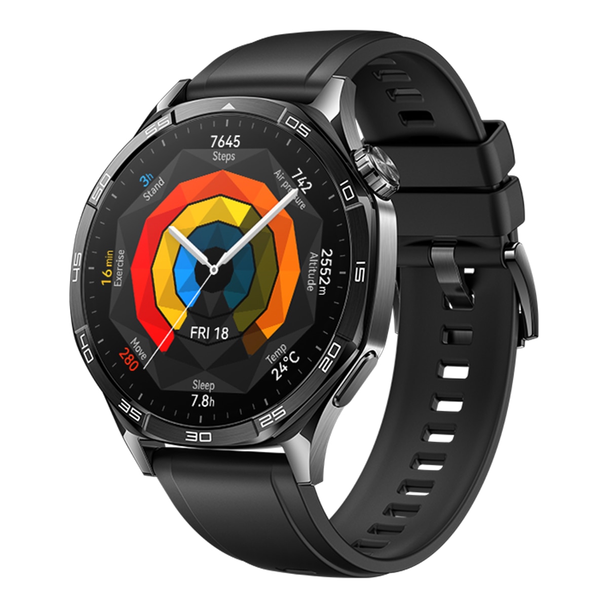 Huawei Watch GT 5 46mm Acero / Negro Smartwatch Acero-3
