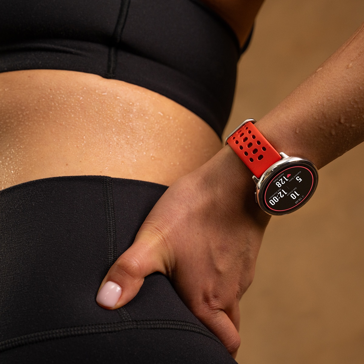 Amazfit Active 2 con correa deportiva de silicona roja Smartwatch con Modo Carrera Hyrox Rojo-20