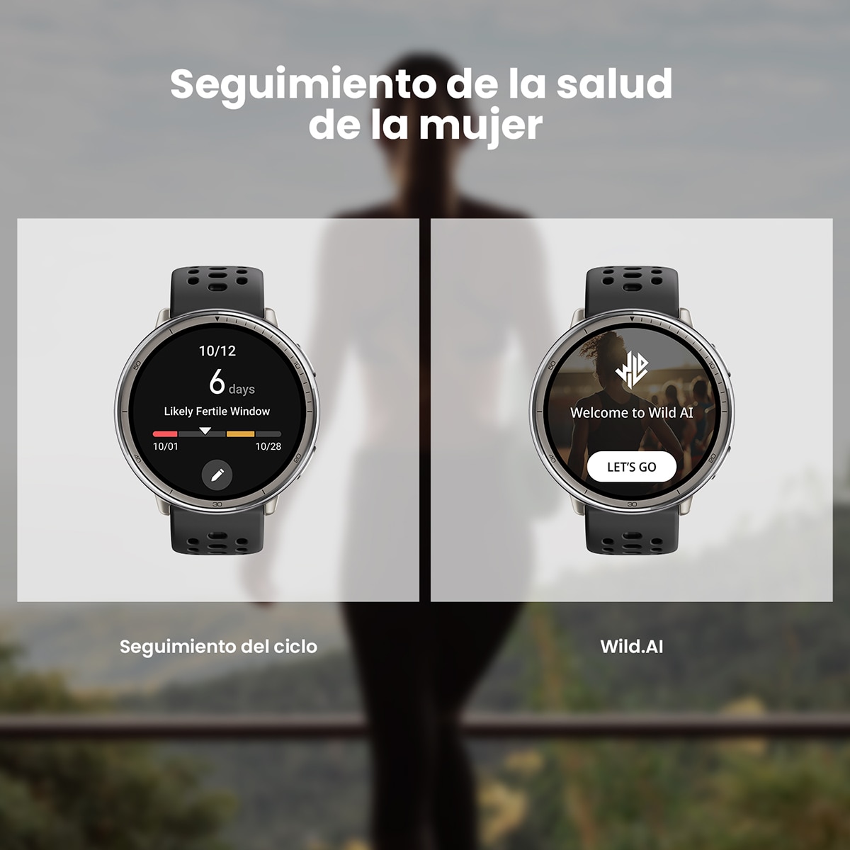 Amazfit Active 2 con correa deportiva de silicona negra Smartwatch con Modo Carrera Hyrox Negro-13