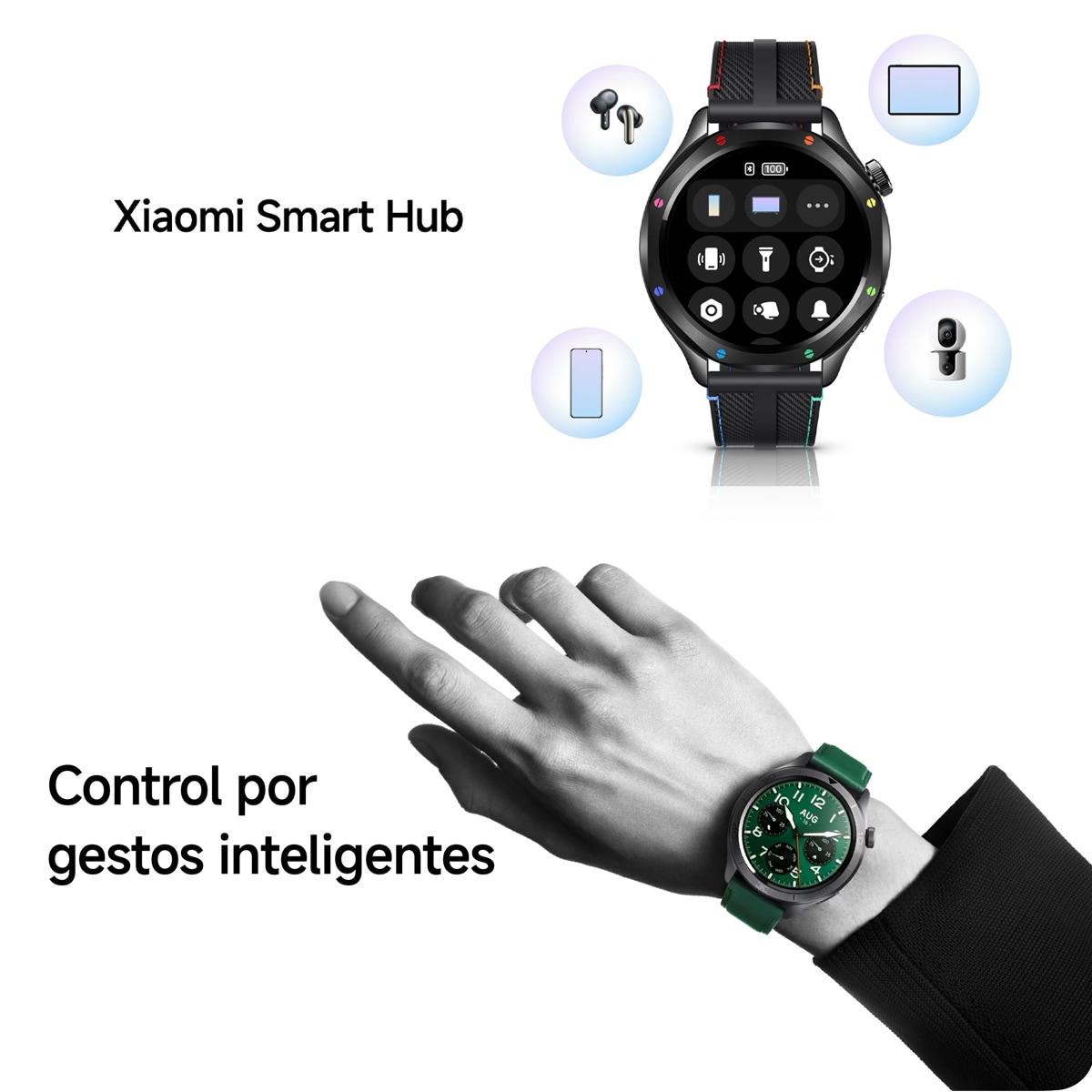 Xiaomi Watch S4 Plata Smartwatch Plata-5