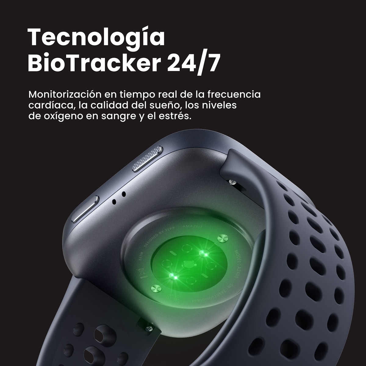 Amazfit Bip 6 Charcoal Smartwatch con Modo Carrera Hyrox Charcoal-6