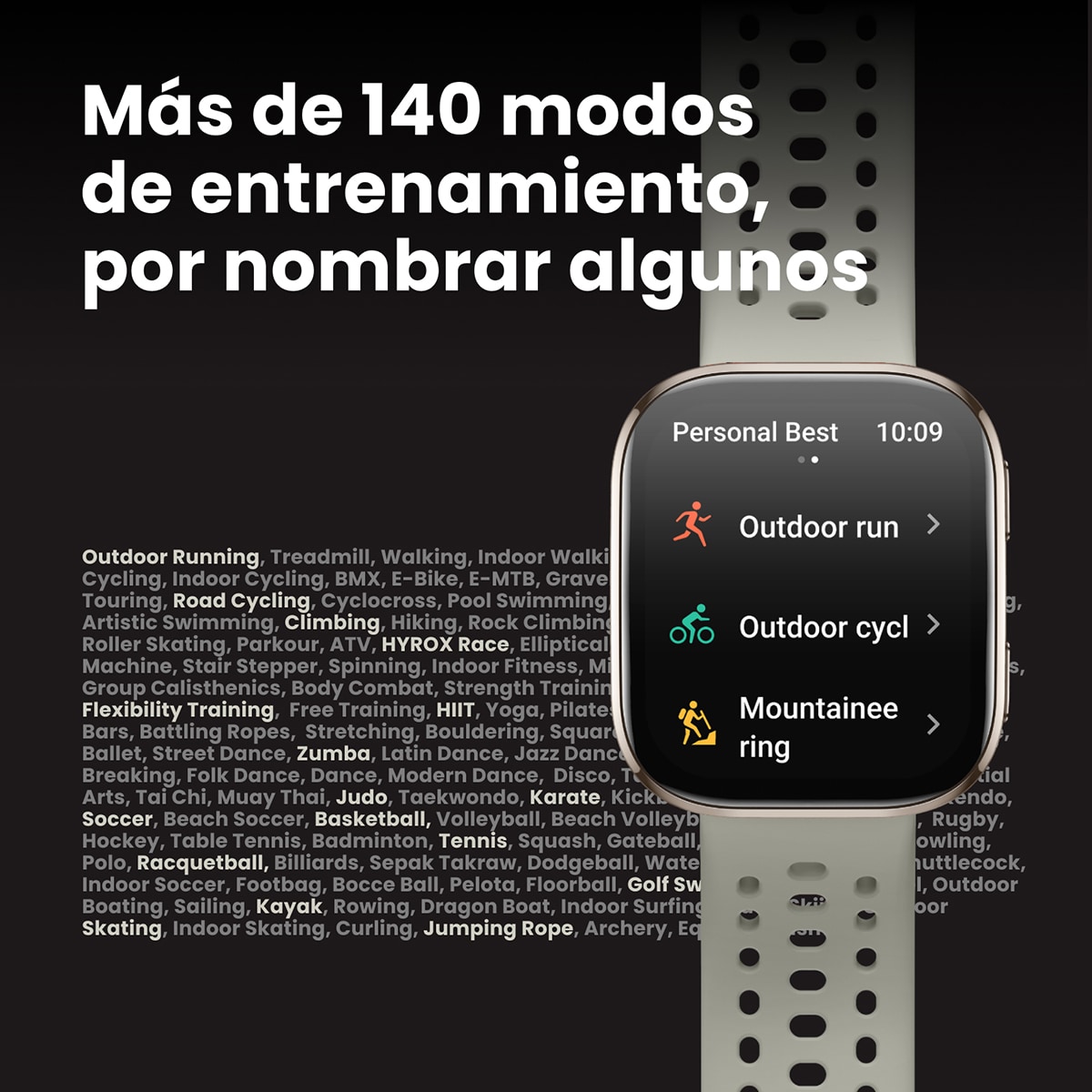 Amazfit Bip 6 Piedra Smartwatch con Modo Carrera Hyrox Piedra-7