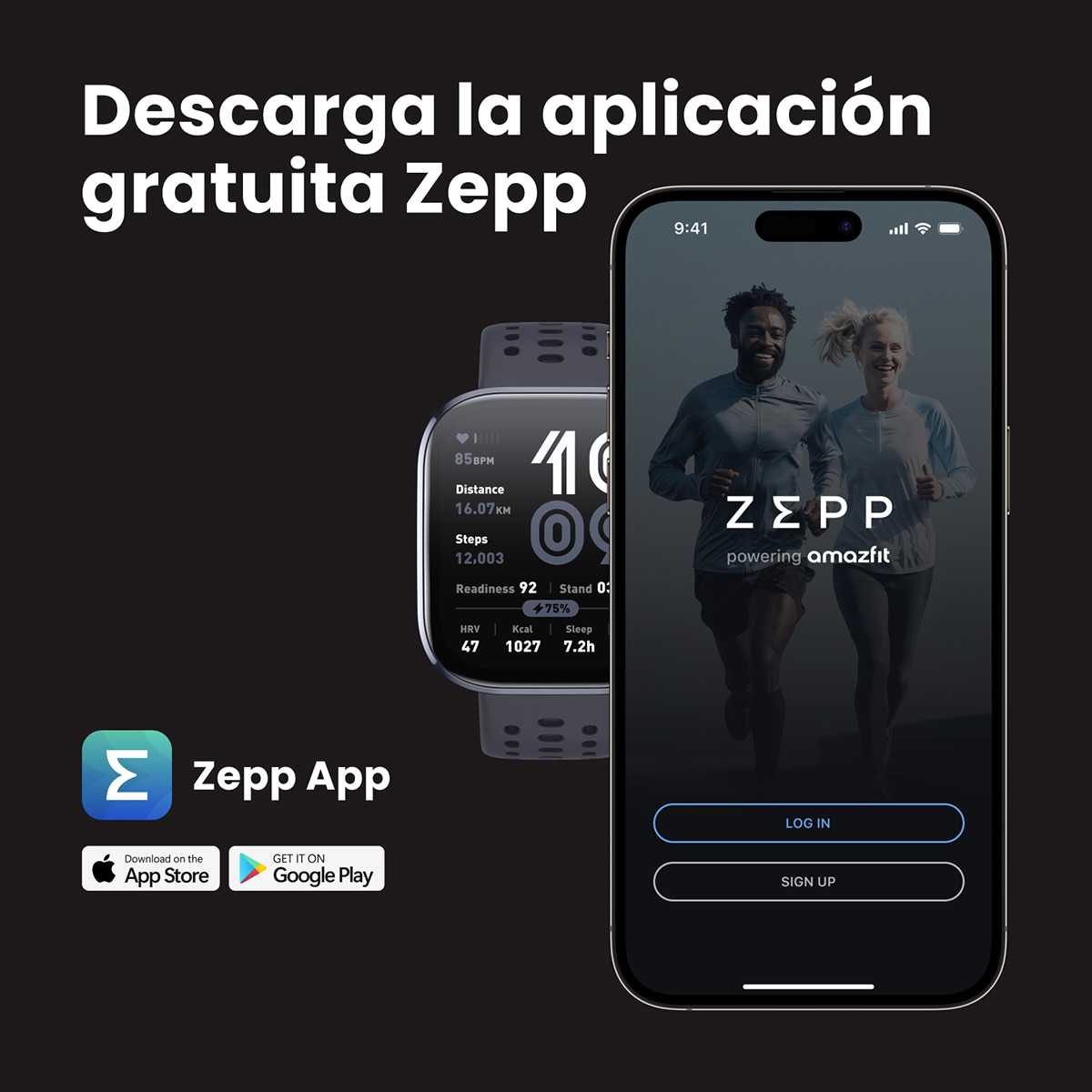 Amazfit Bip 6 Piedra Smartwatch con Modo Carrera Hyrox Piedra-9