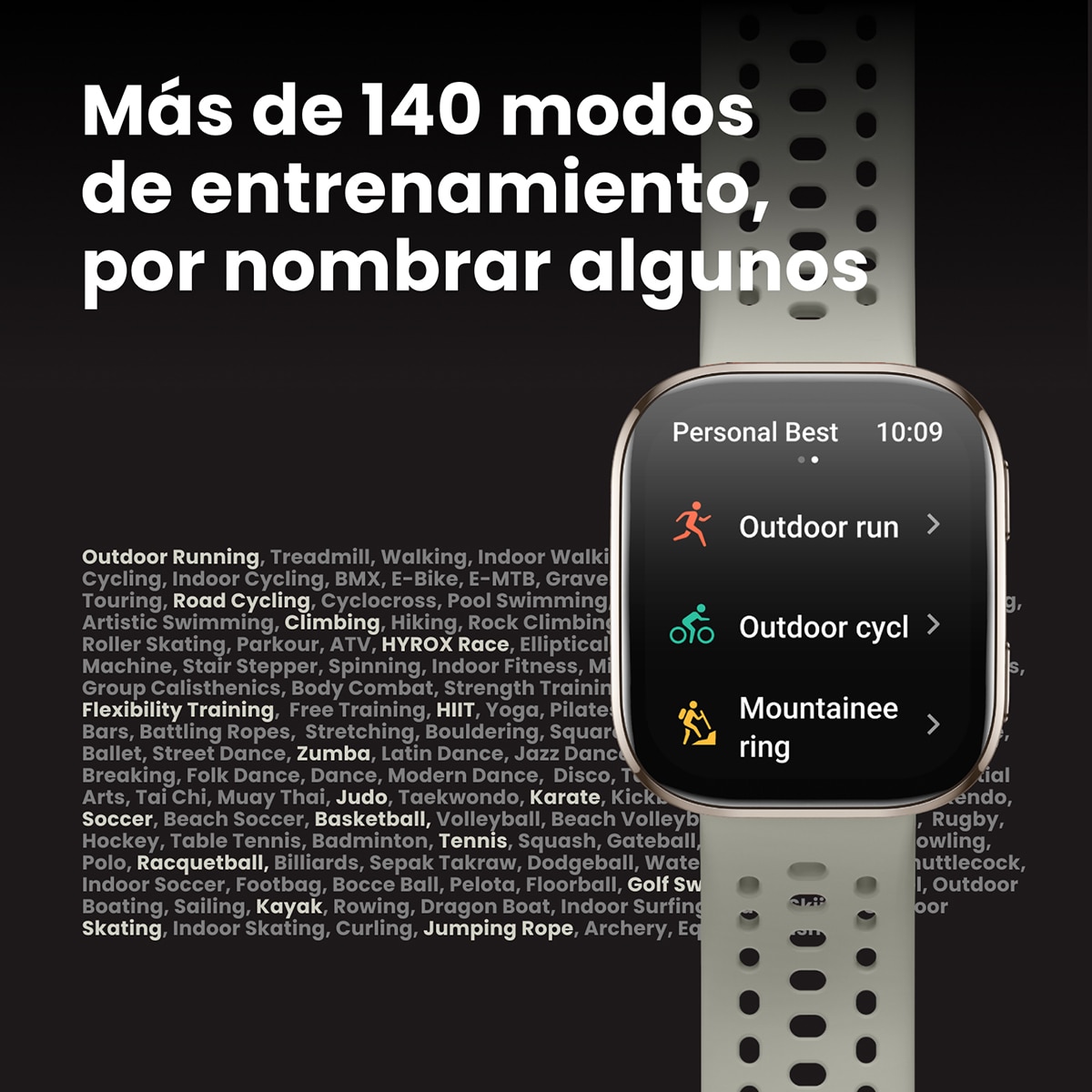 Amazfit Bip 6 Rojo Smartwatch con Modo Carrera Hyrox Rojo-8