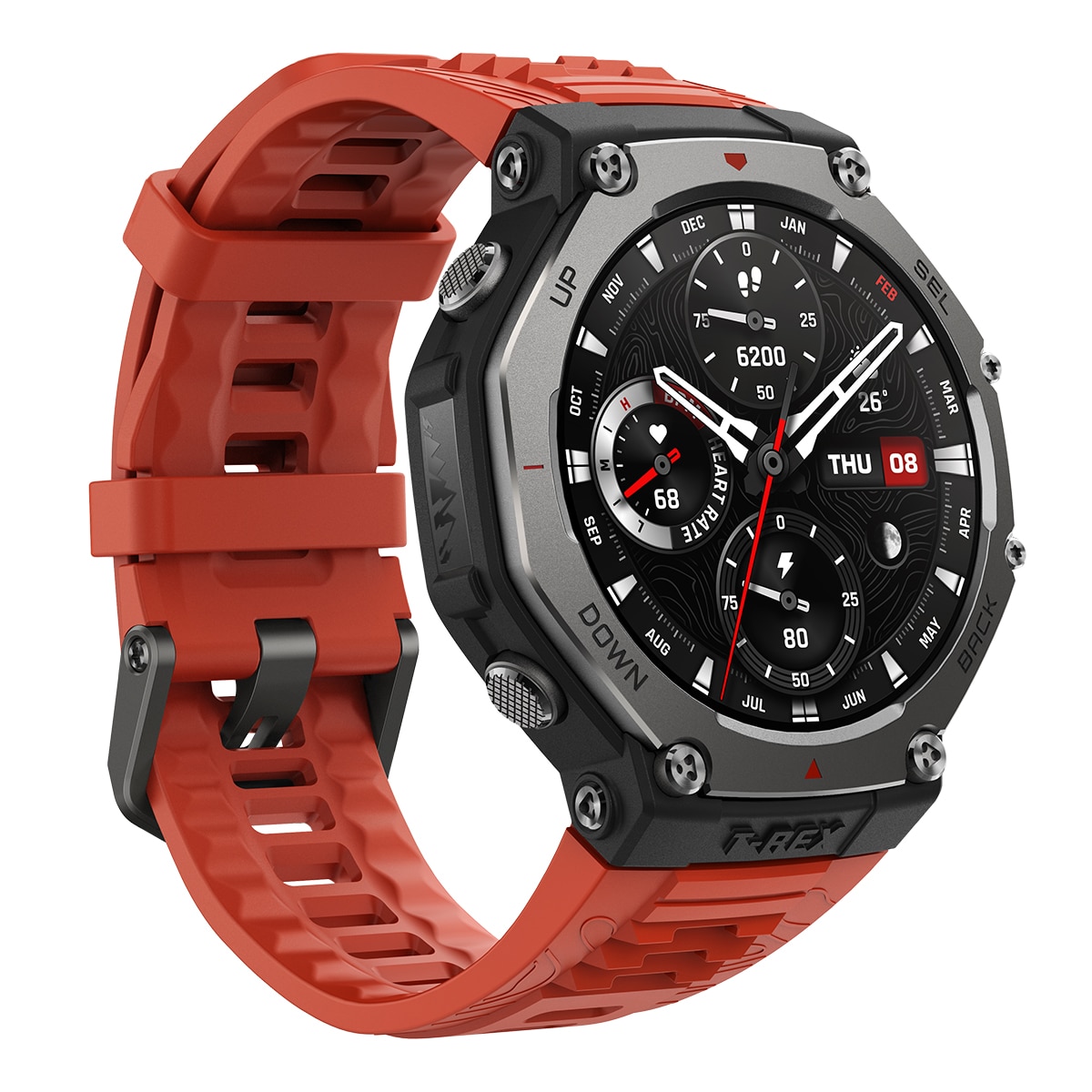 Imagen 0 de Amazfit T-Rex 3 Lava Smartwatch con modo HYROX