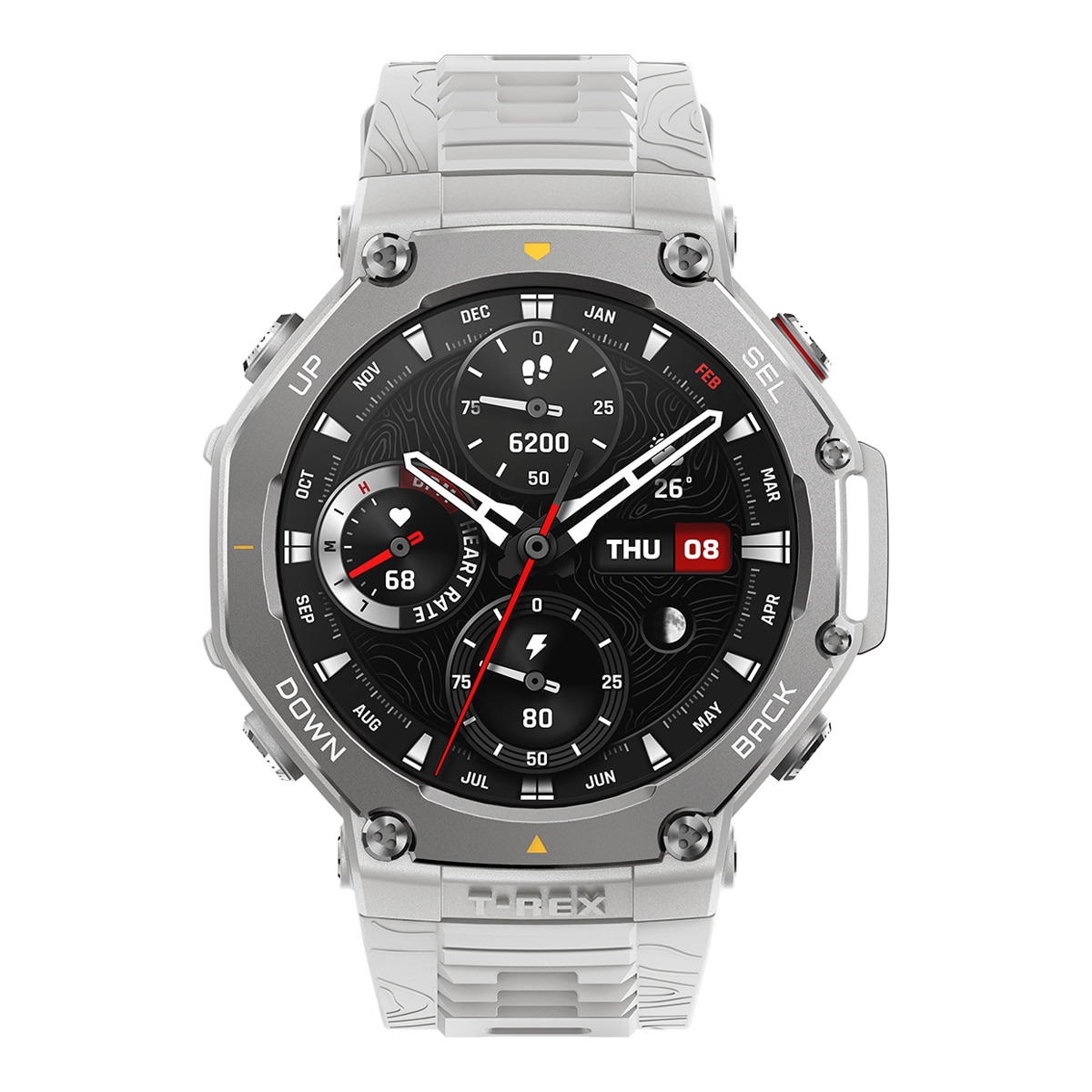 Amazfit T-Rex 3 Haze Gray Smartwatch con Modo Carrera Hyrox Gris claro-2