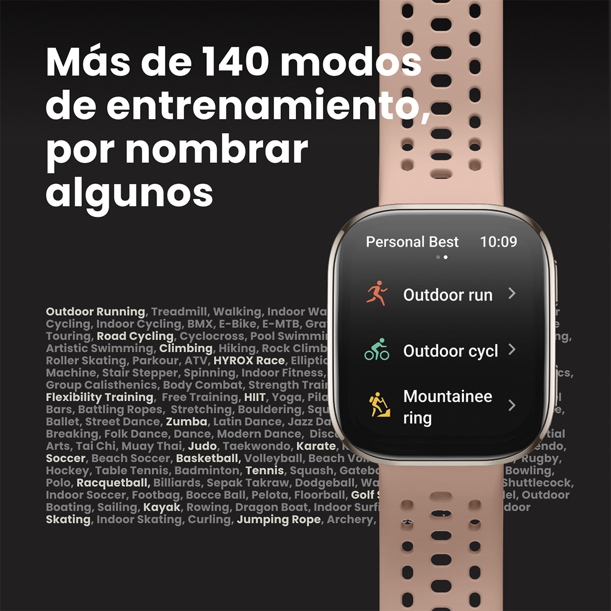 Amazfit Bip 6 Rosa Smartwatch con Modo Carrera Hyrox Rosa-8
